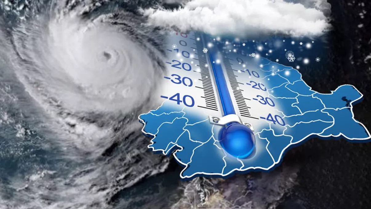 Val de aer polar peste județul Arad: Municipiul Arad –12°C, Ineu –13°C, Sebiș –13°C, Moneasa –13°C și Hălmagiu –16°C