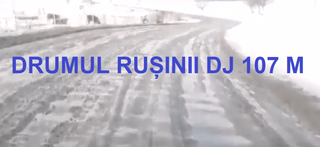 VIDEO cu DRUMUL RUȘINII – DJ 107 M: Autoritățiile au abandonat zona Băișoara-Iara !