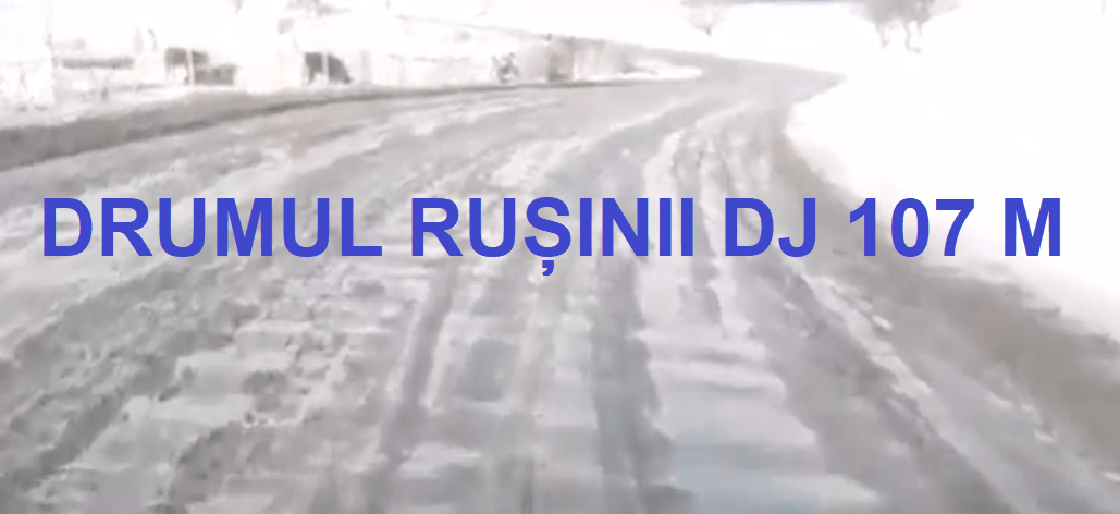 VIDEO cu DRUMUL RUȘINII – DJ 107 M: Autoritățiile au abandonat zona Băișoara-Iara !
