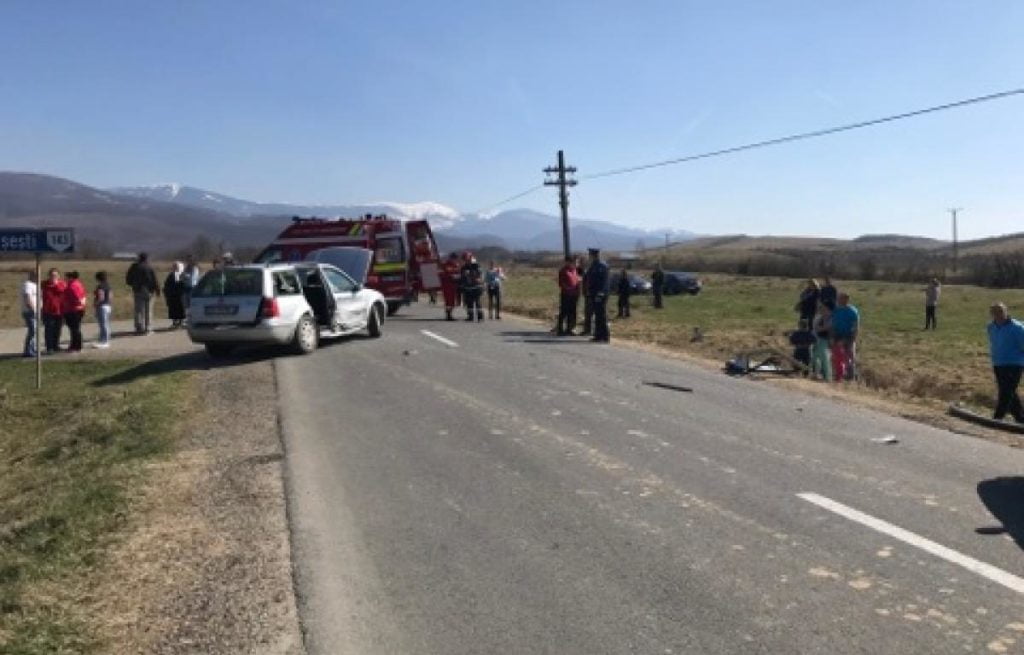 Cinci răniți în urma unui accident pe DN75!