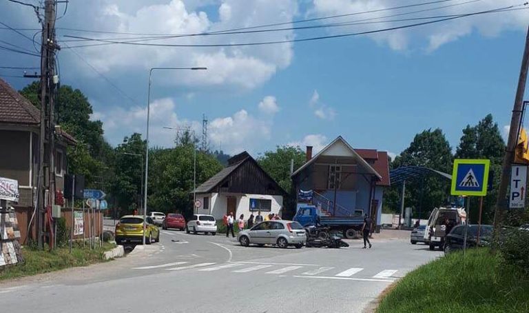 Un motociclist a ajuns la spitalul din Cîmpeni după un accident în Sohodol