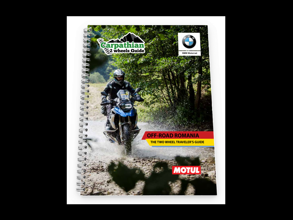 27 de trasee din Munţii Apuseni, prezentate în „Carpathian 2 Wheels Guide”, primul ghid turistic dedicat motocicliştilor