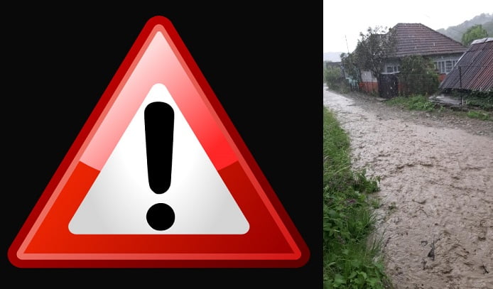 Valea Seliște a făcut ravagii pe strada Crișan, din Abrud, după furtuna de marți! Valea Seliște a făcut ravagii pe strada Crișan, din Abrud, după furtuna de marți!