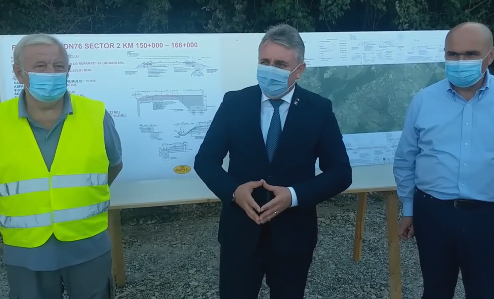 (VIDEO) Un nou termen de finalizare a lucrărilor pe DN76 – traseul Oradea-Ştei a fost stabilit: 1 decembrie 2020!