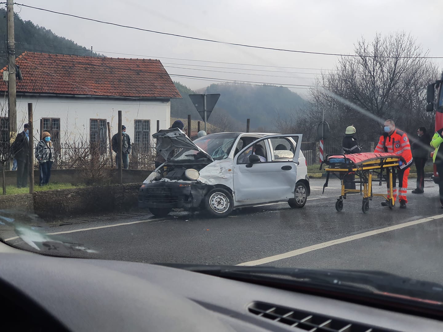 (VIDEO) Accident grav în Căpușu Mare, pe DN1 E60, la ieșire spre Huedin