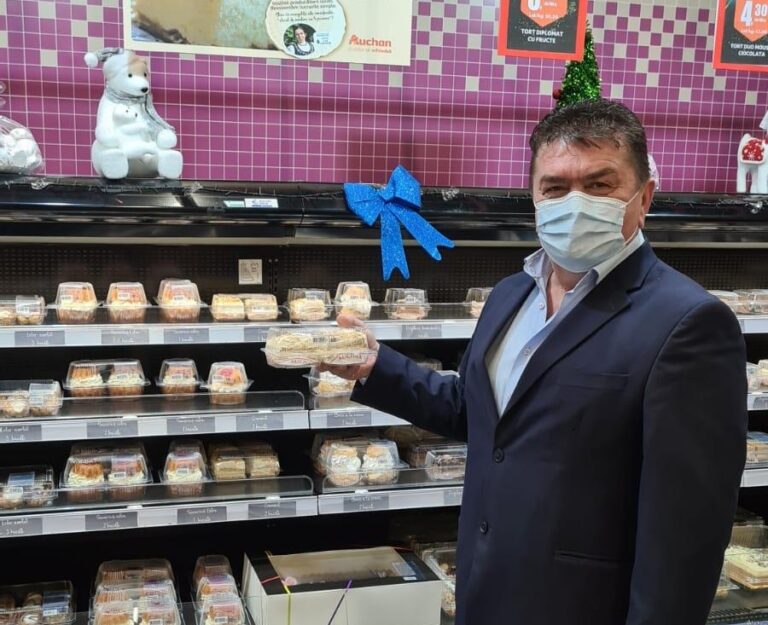 Produsele de patiserie din Apuseni au ajuns pe rafturile unui hypermarket  din București