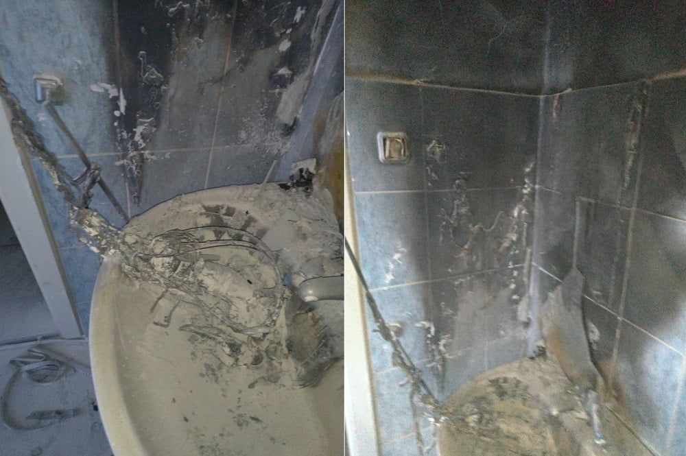 Incendiu la o casă din Gurahonț: A fost provocat de un boiler electric!