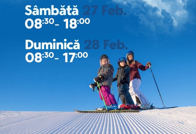 Pe ce pârtii puteți schia în acest weekend la Buscat Resort – Băișoara?