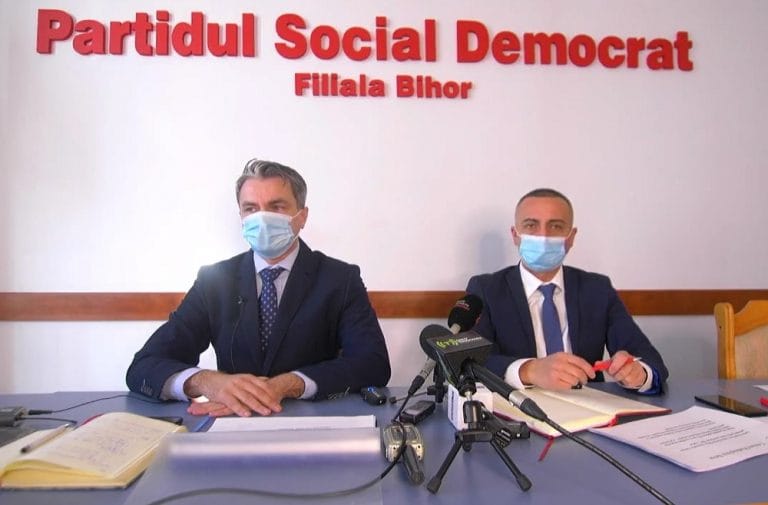 Adrian Madar şi Felix Cozma (PSD Bihor) au criticat variantele lui Ilie Bolojan de centuri la Aleşd şi Beiuş