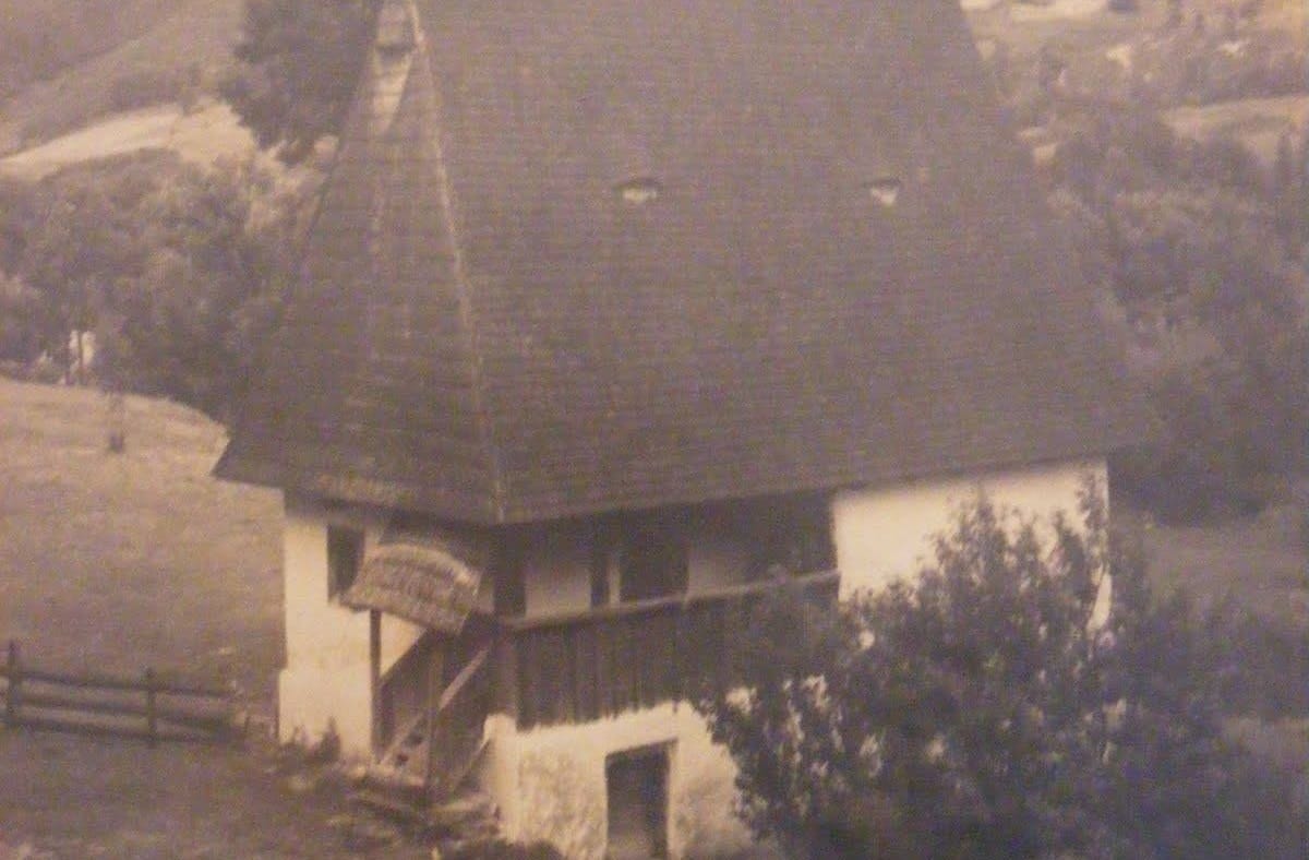 FOTO de COLECȚIE: Casa lui Avram Iancu din Vidra de Sus înainte de reabilitarea din 1924