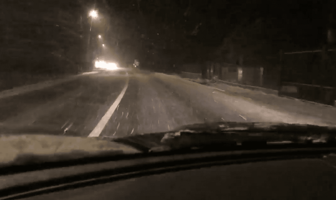 (VIDEO) Atenție șoferi! Pe DN1 E60 Cluj – Oradea: Drumul nu este deszăpezit pe un tronson de munte!