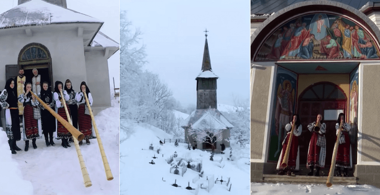 Valea Verde, un sat magic iarna, risipit pe culmile Apusenilor, care se luptă zi de zi pentru a nu dispărea (TRINITAS TV)