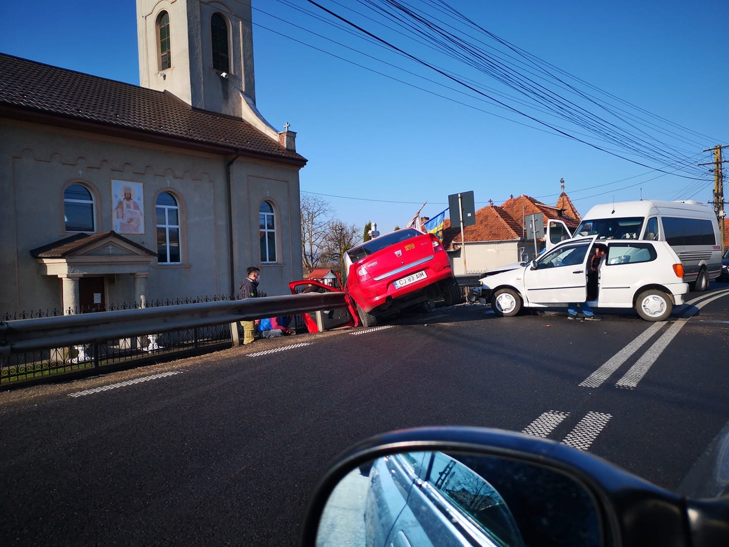 Accident pe DN1 E60 în Groși: Se circulă alternativ!