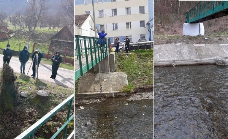 Măsurători topo-hidrometrice pe afluenții râului Crișului Alb, Valea Satului și Valea Luncoiu, în Brad și Buceș