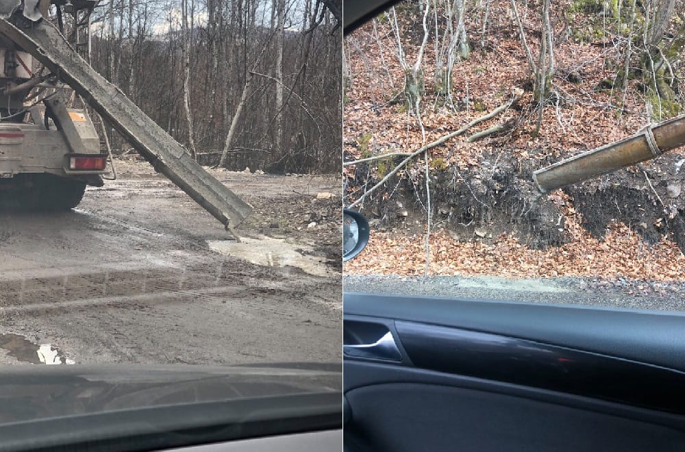 Vă place cum se lucrează la drumul județean din Valea Drăganului?