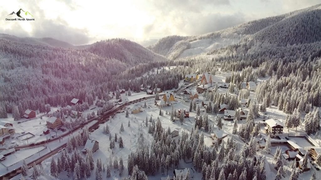 La Vârtop, zăpada a fost și este crăiasa muntelui! VIDEO senzațional din inima Apusenilor