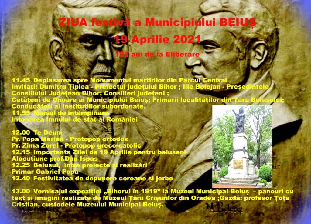 Programul zilei municipiului Beiuș din acest an