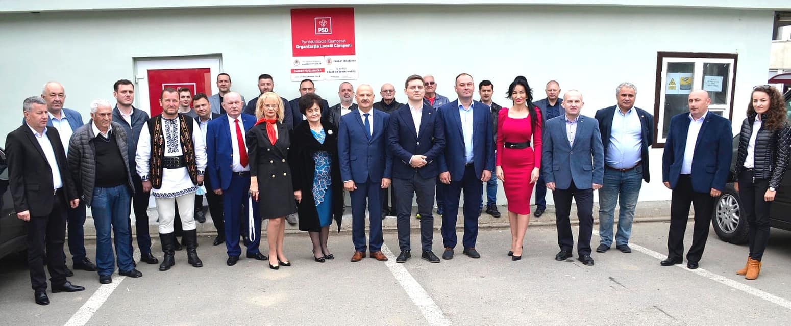 Deputatul Radu-Marcel Tuhuț și-a deschis birou parlamentar în Câmpeni
