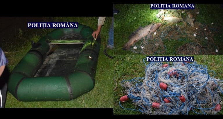 Braconaj piscicol, pe râul Cigher
