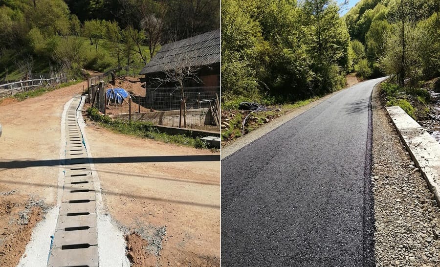 Se modernizarea ulița Cerboaia din Căzănești, Vața de Jos: Drumul va fi o splendoare turistică!