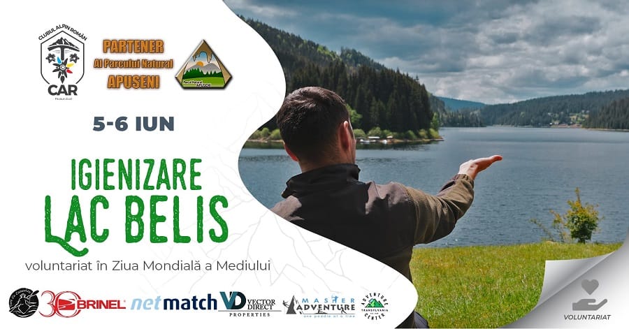 Acțiune de igienizare a Lacului Beliș în 4-6 iunie