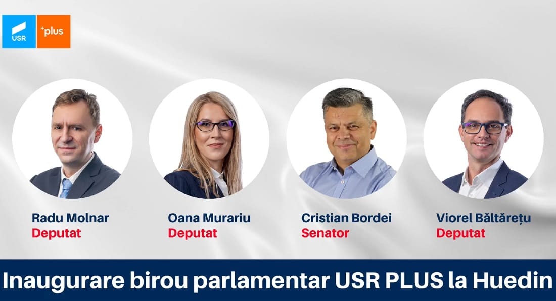Deputatul Oana Murariu, la inaugurarea biroului parlamentar din Huedin: O să venim mai des la Huedin