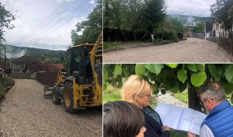 Au început lucrările de modernizare și asfaltare a străzilor din satul Sighiștel