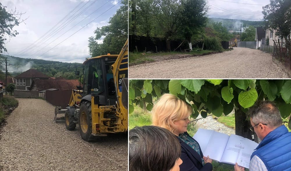 Au început lucrările de modernizare și asfaltare a străzilor din satul Sighiștel
