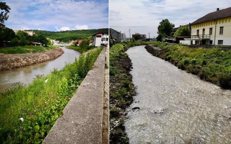 În mai s-au efectuat decolmatări pe afluenții râului Crișul Alb: În Valea Sebiș, Valea Almaș și Valea Craiova din Dieci!