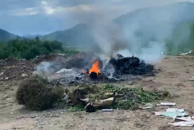 (VIDEO) ANCBP Cluj: Incendiu si rampa de deseuri Moldovenesti