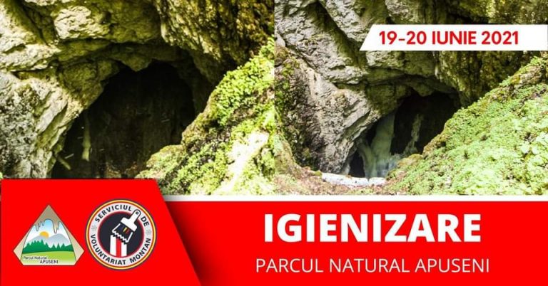 Igienizare în Parcul Natural Apuseni, platoul Padiș, Munții Bihor