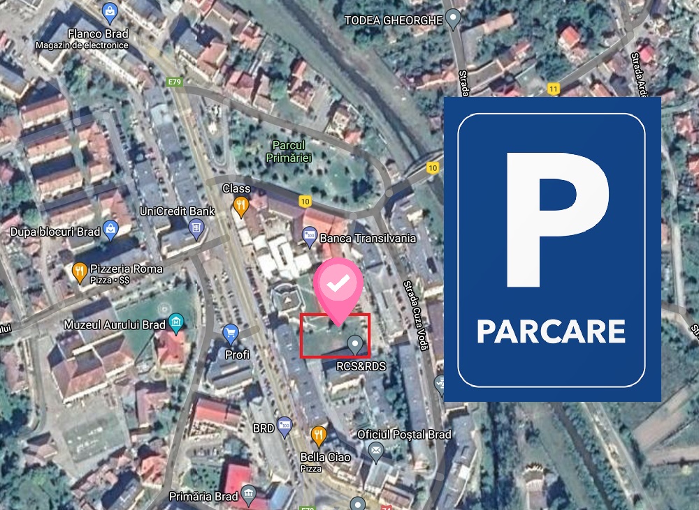 O nouă parcare va fi amenajată în centrul Bradului! Cazacu: „Este singurul loc disponibil în zona centrală”