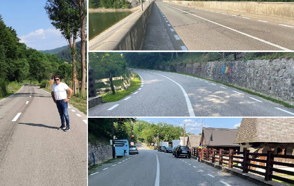 Reabilitarea DJ 762 Mihoiești-Vidra-Avram Iancu este aproape finalizată: Drumul spre Târgul de Fete de la Găina va fi EXCELENT!