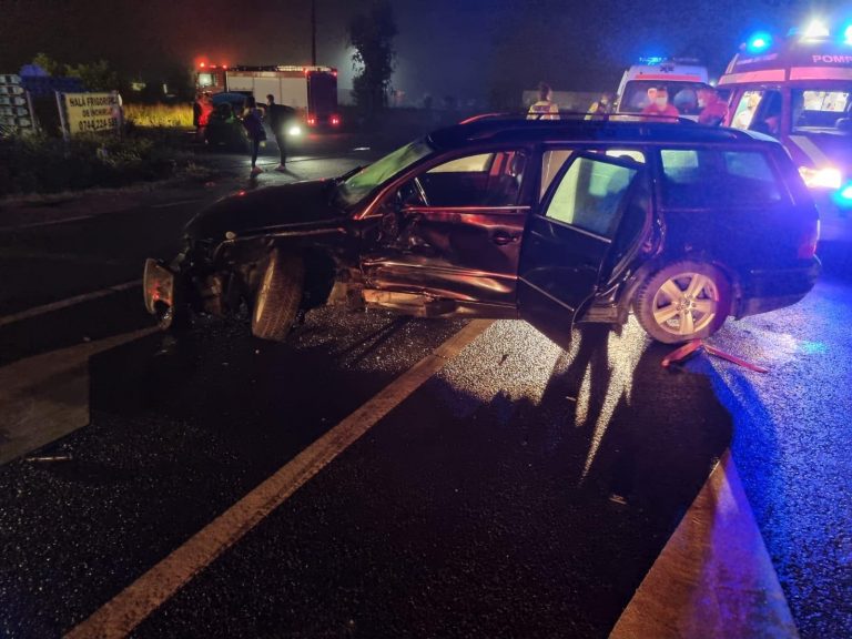 Accident rutier pe DN1 E60 Cluj-Napoca – Huedin în Căpușu Mare! Trei copii au fost răniți!