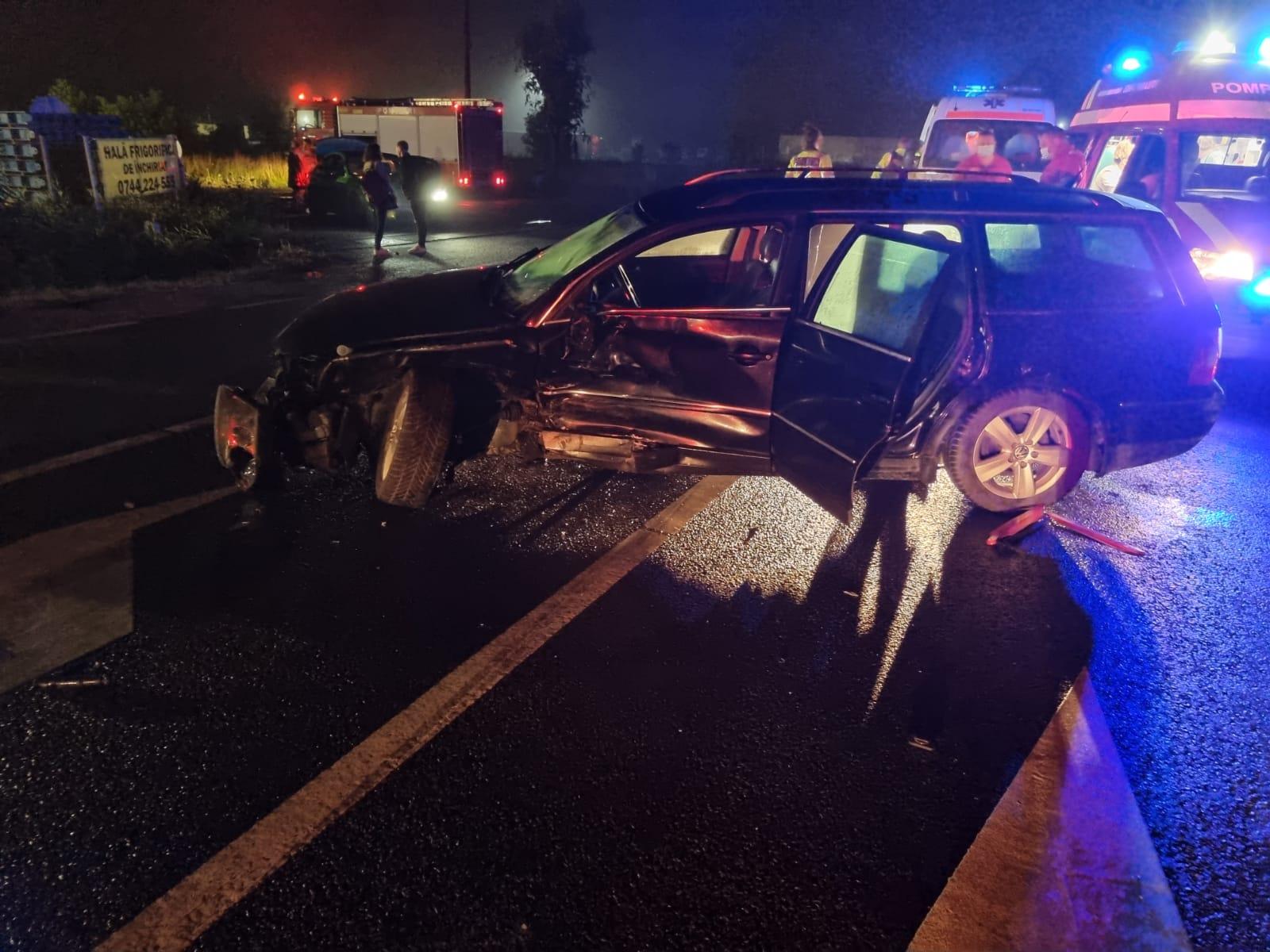 Accident rutier pe DN1 E60 Cluj-Napoca – Huedin în Căpușu Mare! Trei copii au fost răniți!