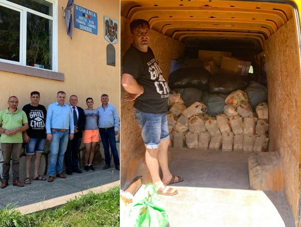 Moții afectați de inundațiile din Sohodol au primit ajutorul și celor din Beliș, frații de peste munte, din Apuseni!