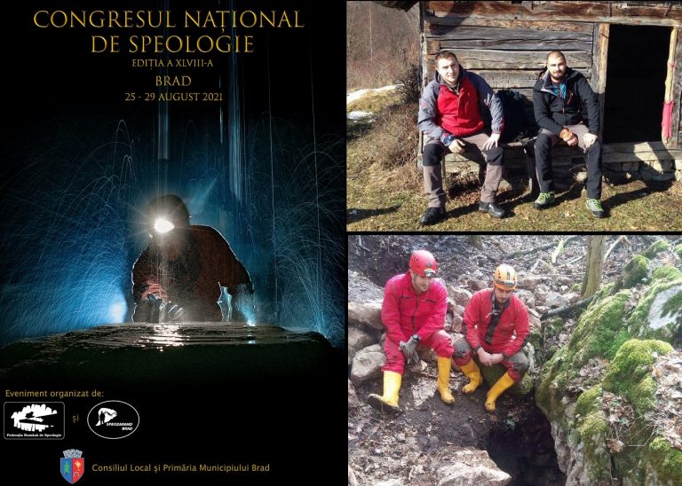 Congresul Național de Speologie se va organiza la Brad în 25-29 august: Felicitări Andrei Giurgiu și Alex Lupea!