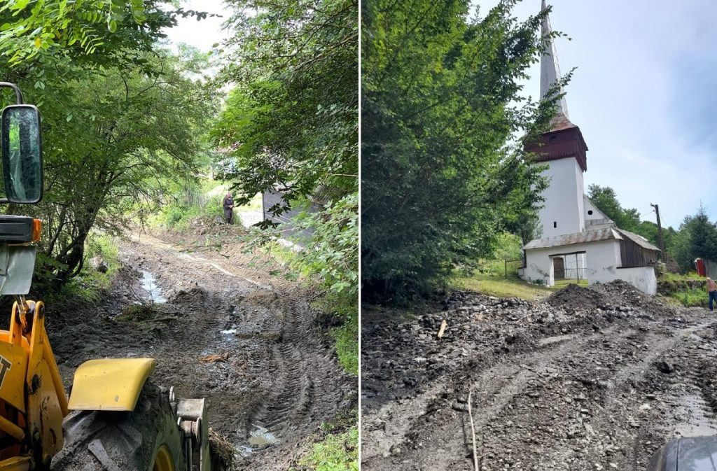 După inundații, primăria din Abrud a început refacerea străzilor Crișan, Soharu și Seliște! Ce alte străzi urmează?