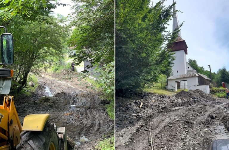 După inundații, primăria din Abrud a început refacerea străzilor Crișan, Soharu și Seliște! Ce alte străzi urmează?
