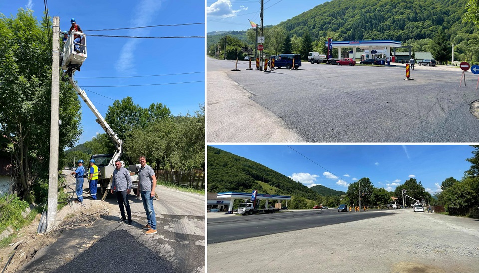 Lucrările pentru sensul giratoriu din Gura Cornei prind contur: Sensul va fluidizarea traficul între DN74 și Abrud!