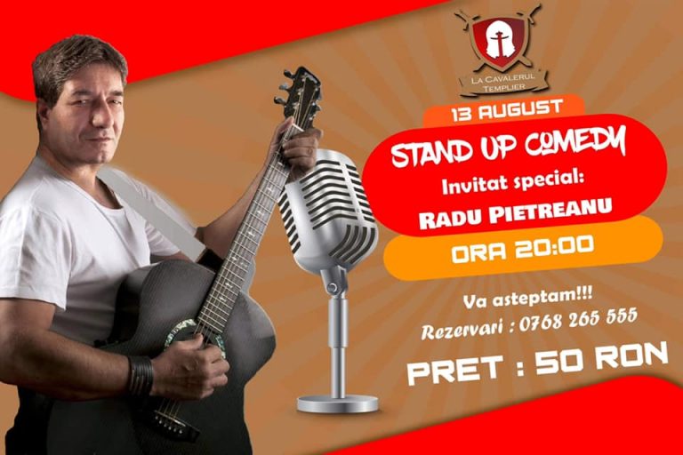 Radu Pietreanu de la Vacanța Mare vine la Brad pentru un show de zile mari la Cavalerul Templier
