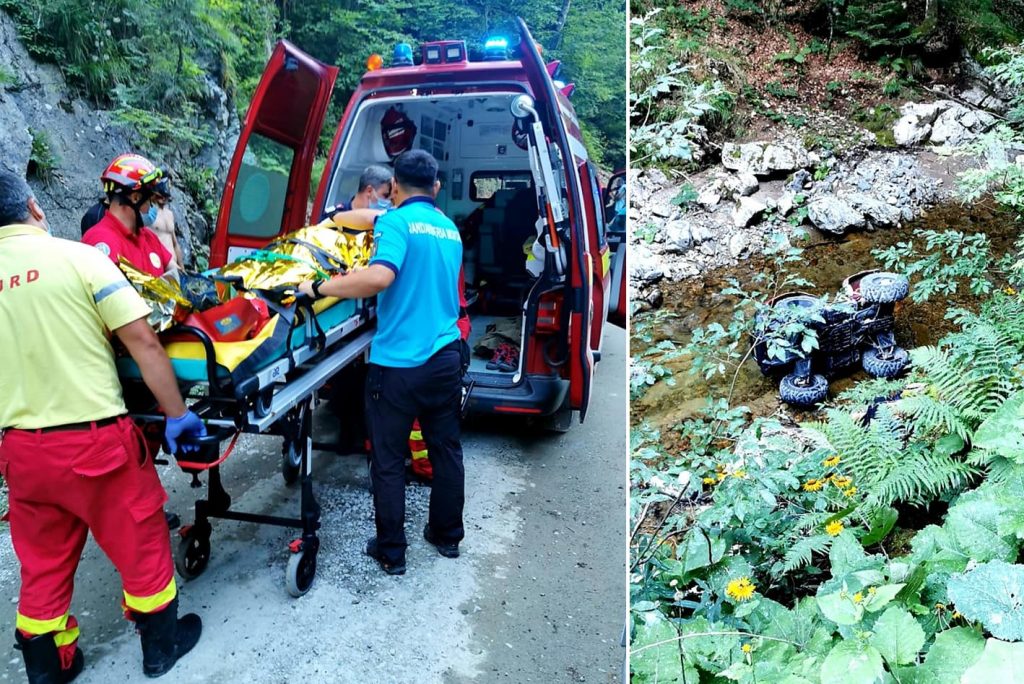 Un accident de ATV a fost produs pe Valea Iadului: Șoferul a murit iar partenera acestuia a fost grav rănită!