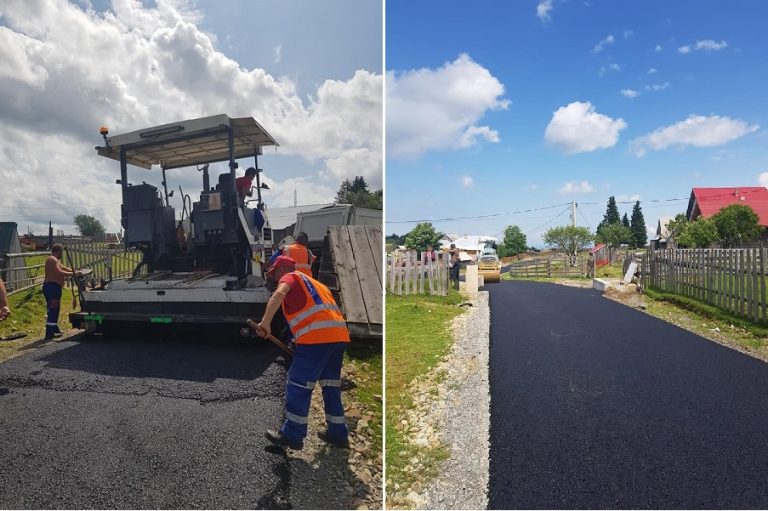 Se asfaltează drumul comunal Măgurița din Mărișel