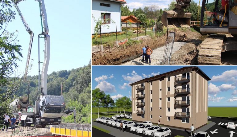 (VIDEO) Lucrările edilitare la Brad în luna august