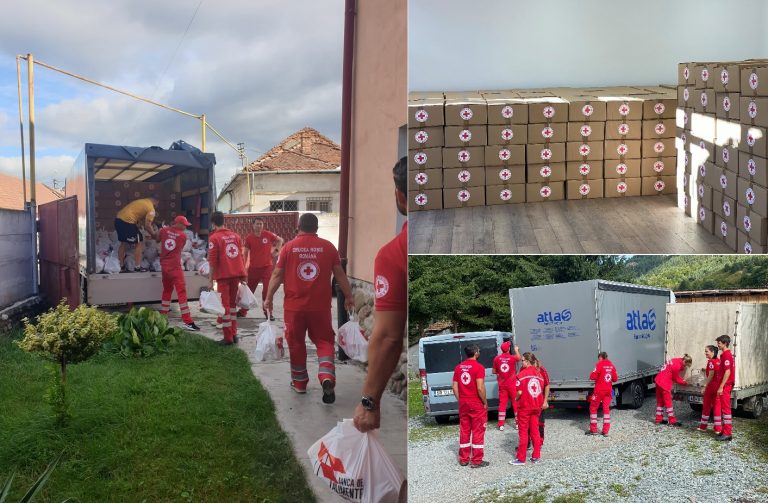 Crucea Roșie din Alba continuă demersurile de ajutorare a sinistraților din Munții Apuseni
