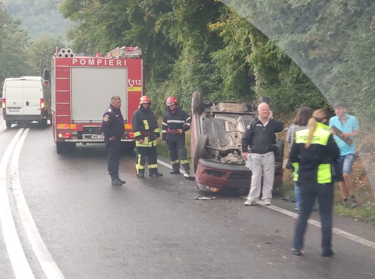 Accident pe DN1 E60, în Bologa, între Huedin și Poieni!