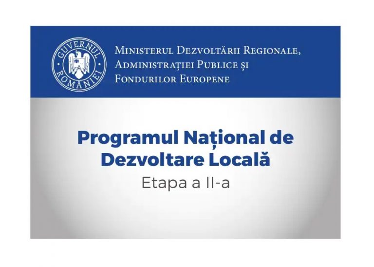 Trei miliarde de lei a alocat Guvernul României pentru proiectele aflate în derulare prin PNDL II