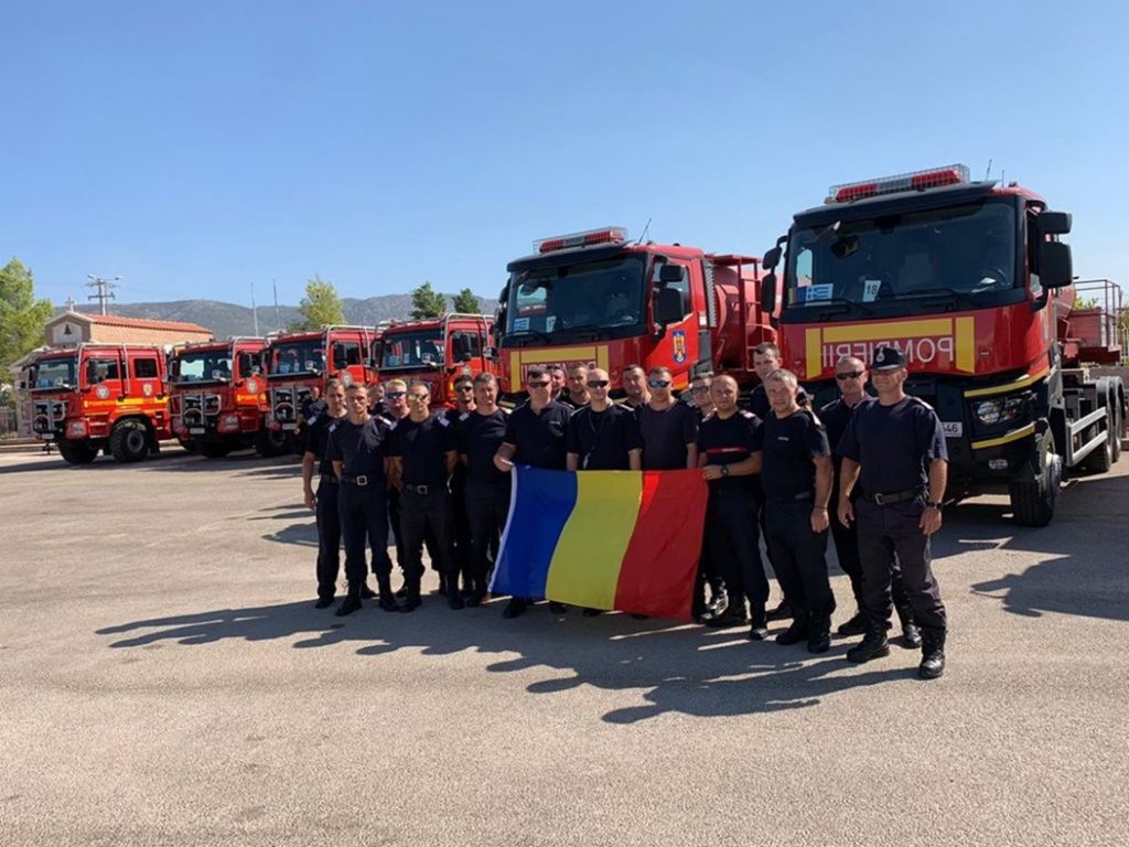 Pompierii EROI din Beiuș s-au întors teferi din Grecia: Au fost felicitați de Ministrul de Interne și ÎNAINTAȚI în GRAD!