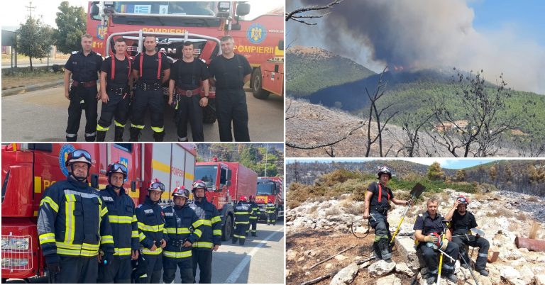 Pompierii EROI ai Bradului au luat iar calea Greciei! Suntem mândri de voi: Claudiu Bibarț, Andrei Botici, Călin Ursa, Adrian Cleş, Daniel Herbeiu și Florin Crăciun!