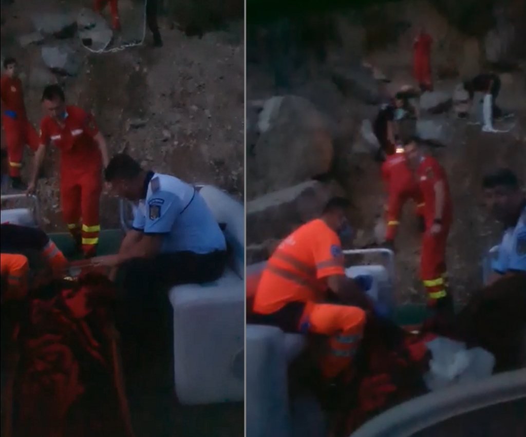 O tânără de 25 de ani a căzut într-o râpă de lângă Barajul Tarnița și s-a accidentat